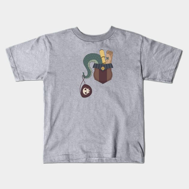 A Pirate's Pocket Kids T-Shirt by mcoraci